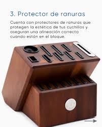 BLOQUE DE CUCHILLOS 17 HOYOS
