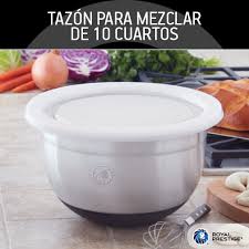 TAZON DE MESCLAR DE 10 CUARTOS CON TAPA