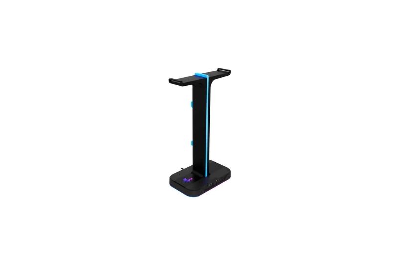 STAND PARA AUDIFONOS DOBLE YUREI 2 USB