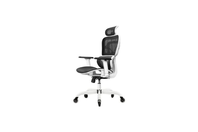 SILLA OFICINA MESH ERGONOMICA BLANCA