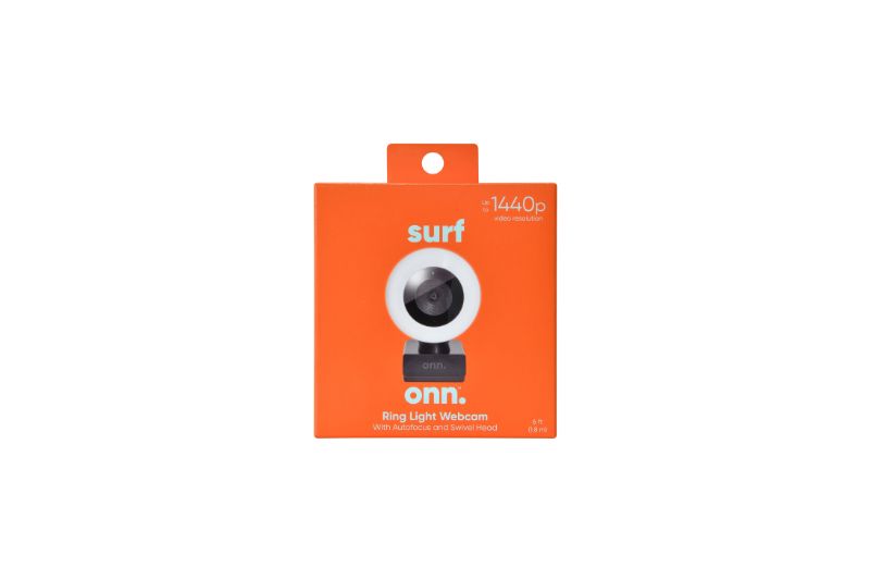CAMARA WEB CAM ONN 2K 1440P HD RINGLIGHT