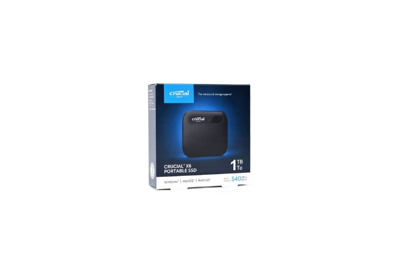 DISCO EXTERNO SSD 1TB X6 CRUCIAL 800MBPS
