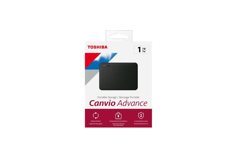 DISCO DURO EXTERNO TOSHIBA CANVIO 1TB