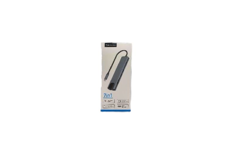 HUB USB TIPO C 7 EN 1 HDMI RJ45 USB