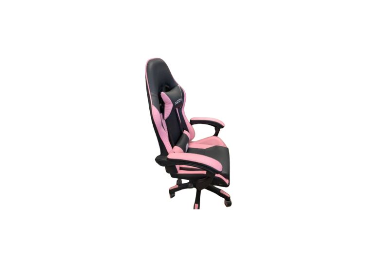 SILLON GAMING SUPERIOR ADIO NEGRO CON ROSADO