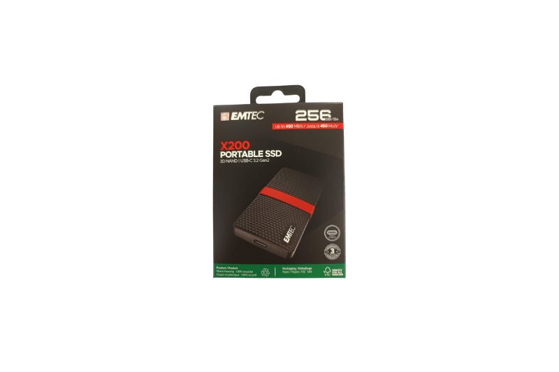DISCO DURO EXTERNO DE 256GB SSD