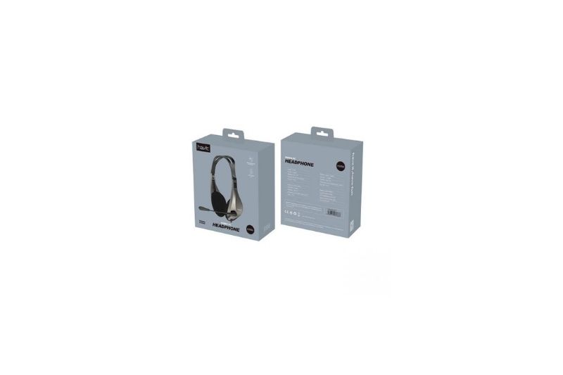 HEADSET HAVIT HV H205D GRIS 3 5MM