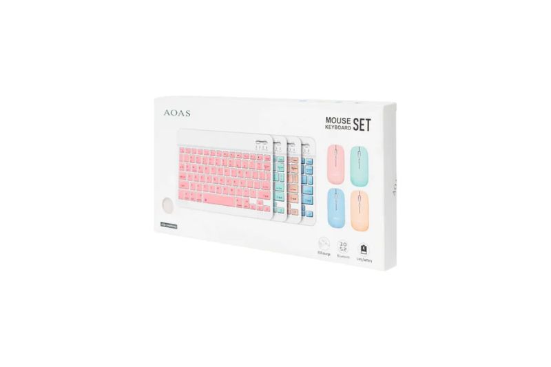 TECLADO Y MOUSE AOAS BLUETOOTH
