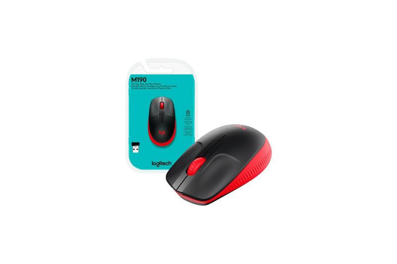MOUSE LOGITECH M190 WIRELESS FULL SIZE