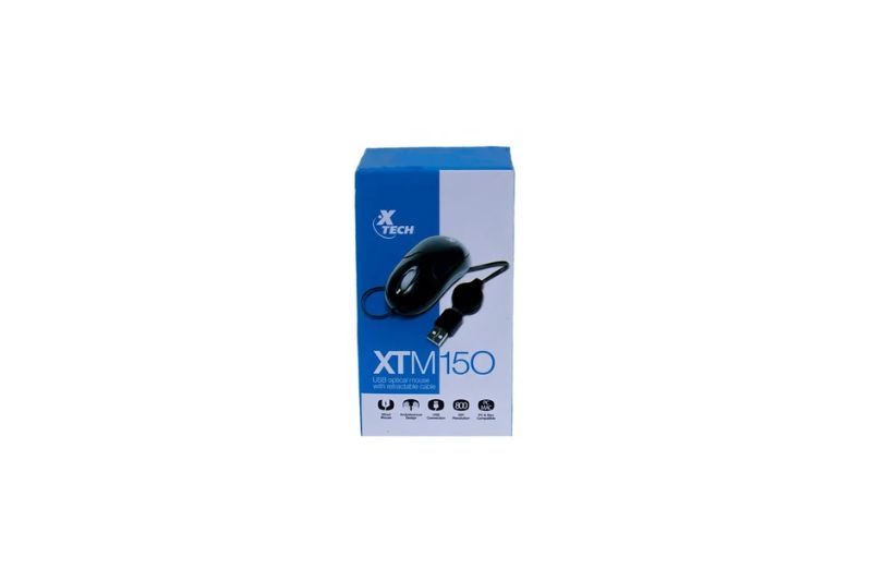 MOUSE MINI RETRACTABLE  OPTICO USB XTM 150  ID011XTK02