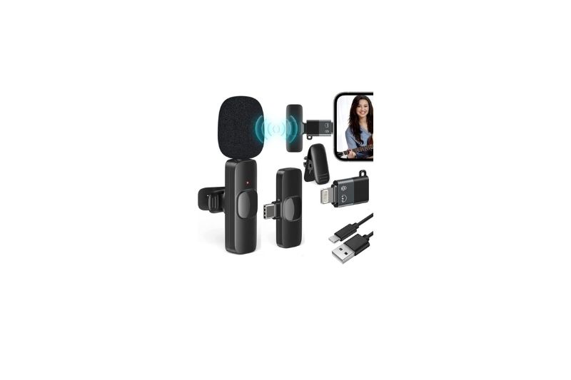 MICROFONO WIRELESS K8 K9 LIGHTNING IPHONE