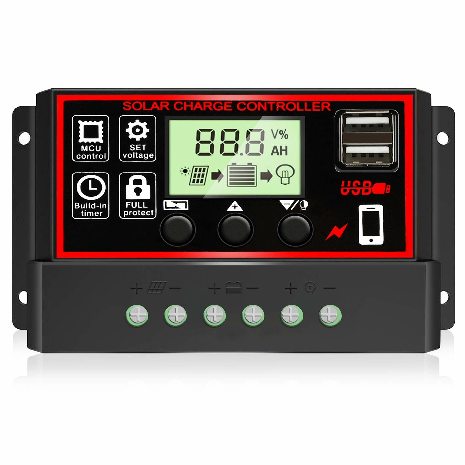 CONTROLADOR DE PANELES 30 AMP