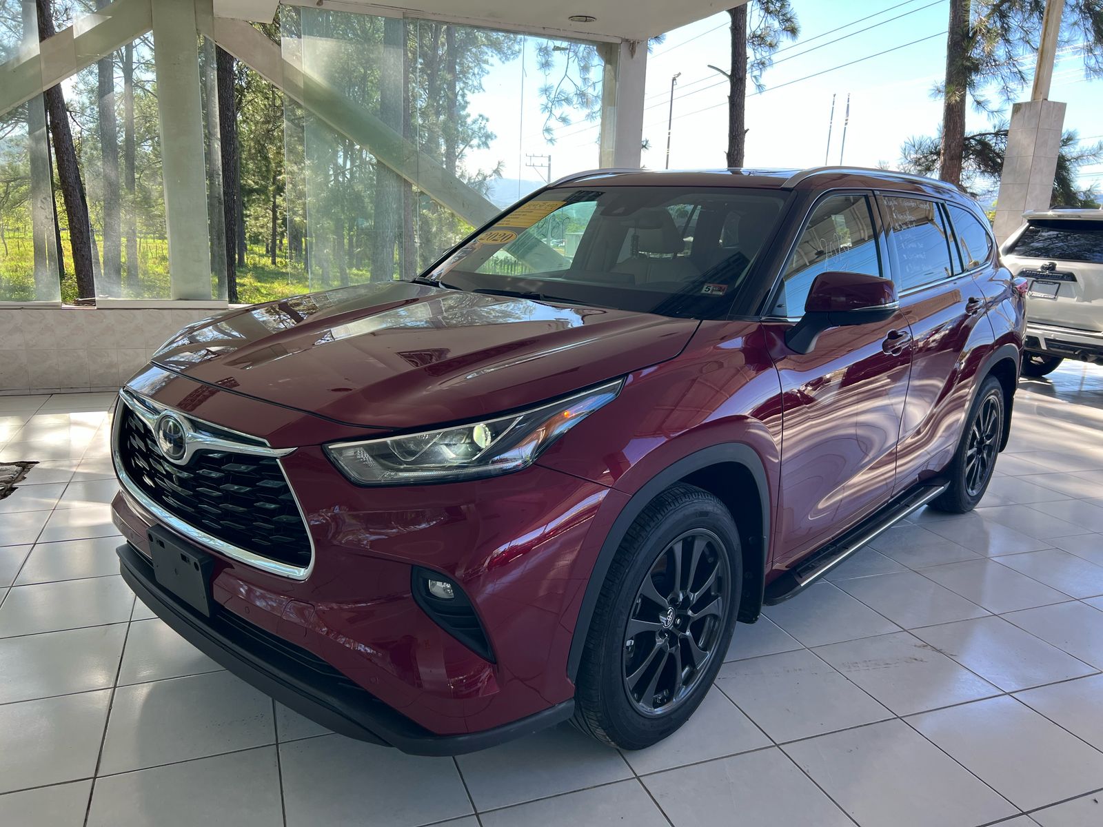 TOYOTA HIGHLANDER LIMITED 2020 ROJO